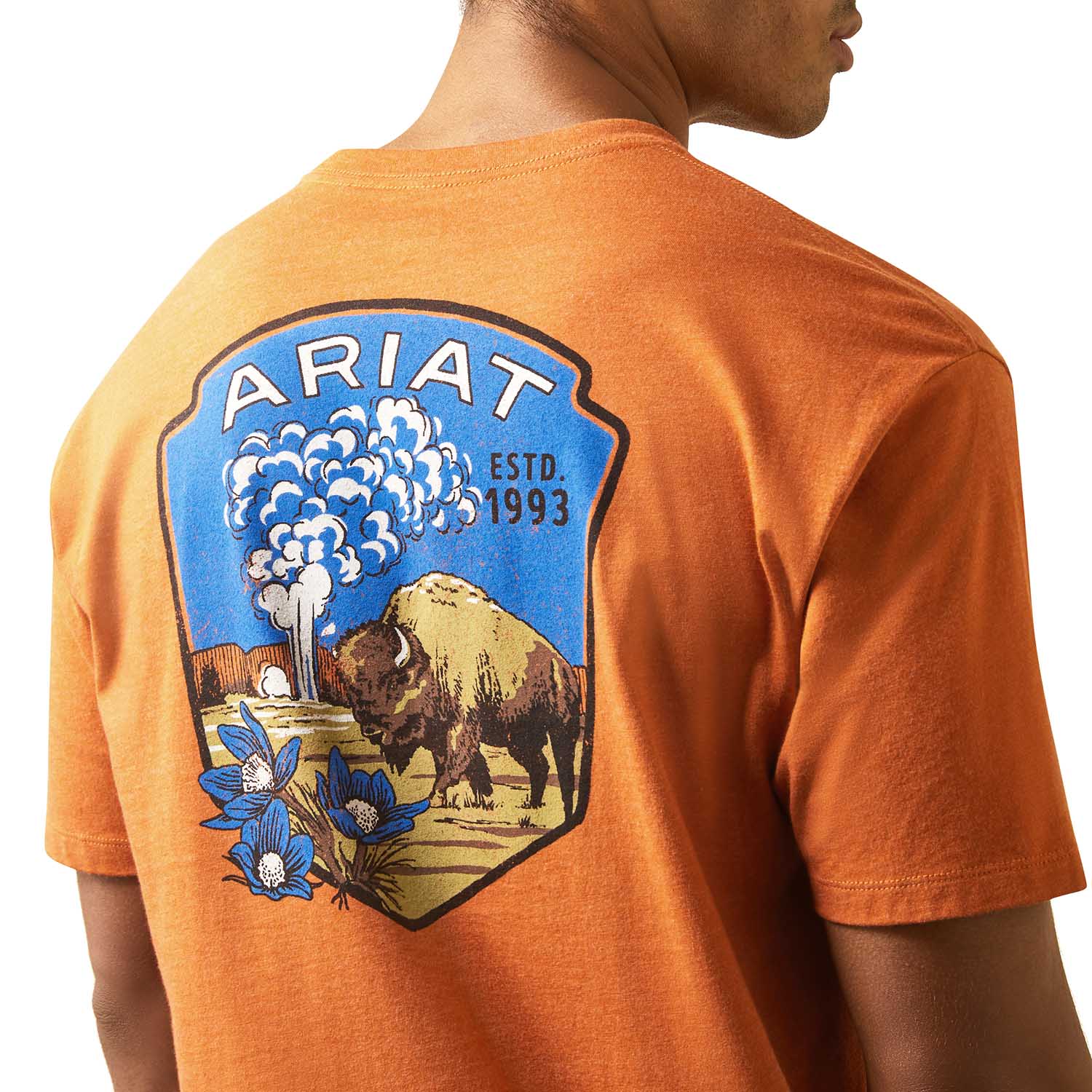 Ariat Men's Old Faithful Short Sleeve T-Shirt - Image 4