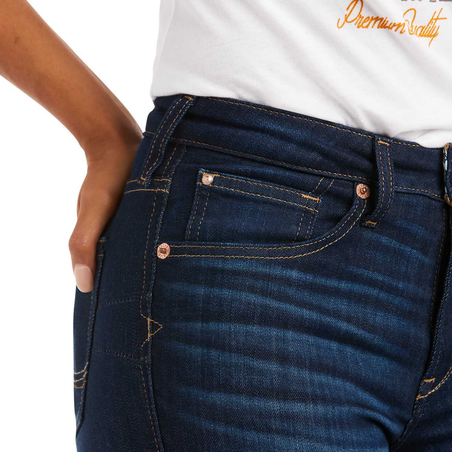 Ariat R.E.A.L. High Rise Ballary Boot Cut Jean - Image 4