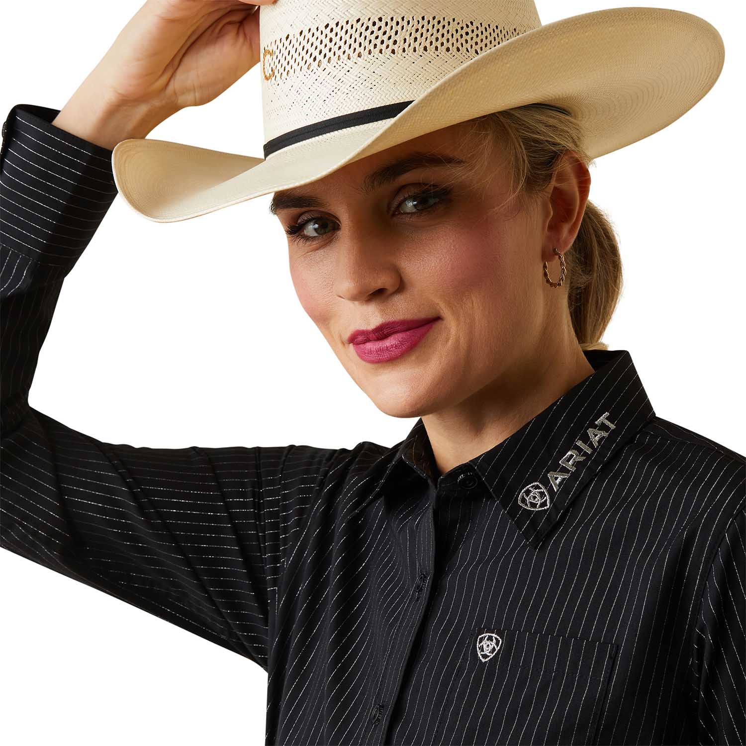 Ariat Women’s Team Kirby Wrinkle-Resistant Stretch Western Performance Shirt - Image 14