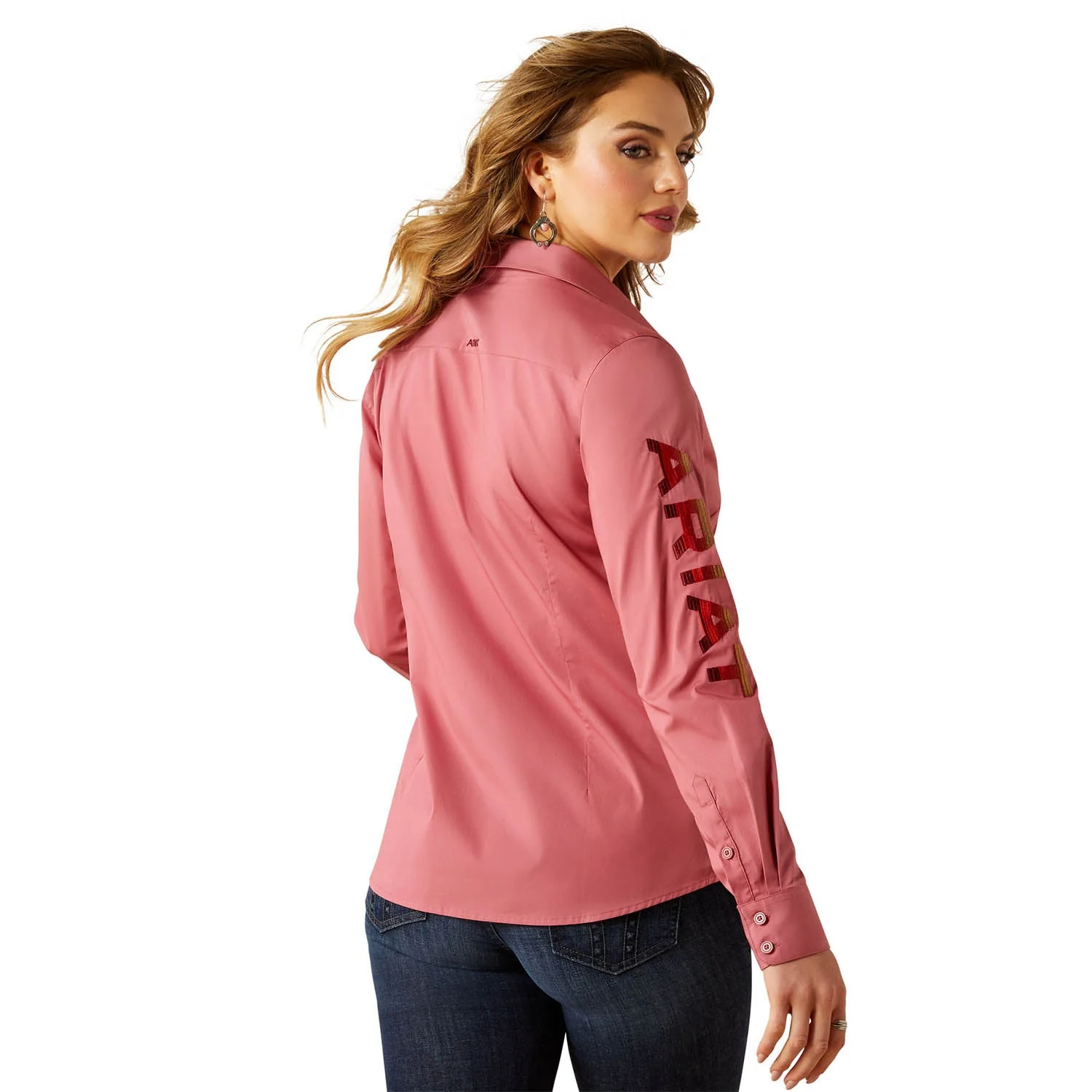 Ariat Women’s Team Kirby Wrinkle-Resistant Stretch Western Performance Shirt - Image 16