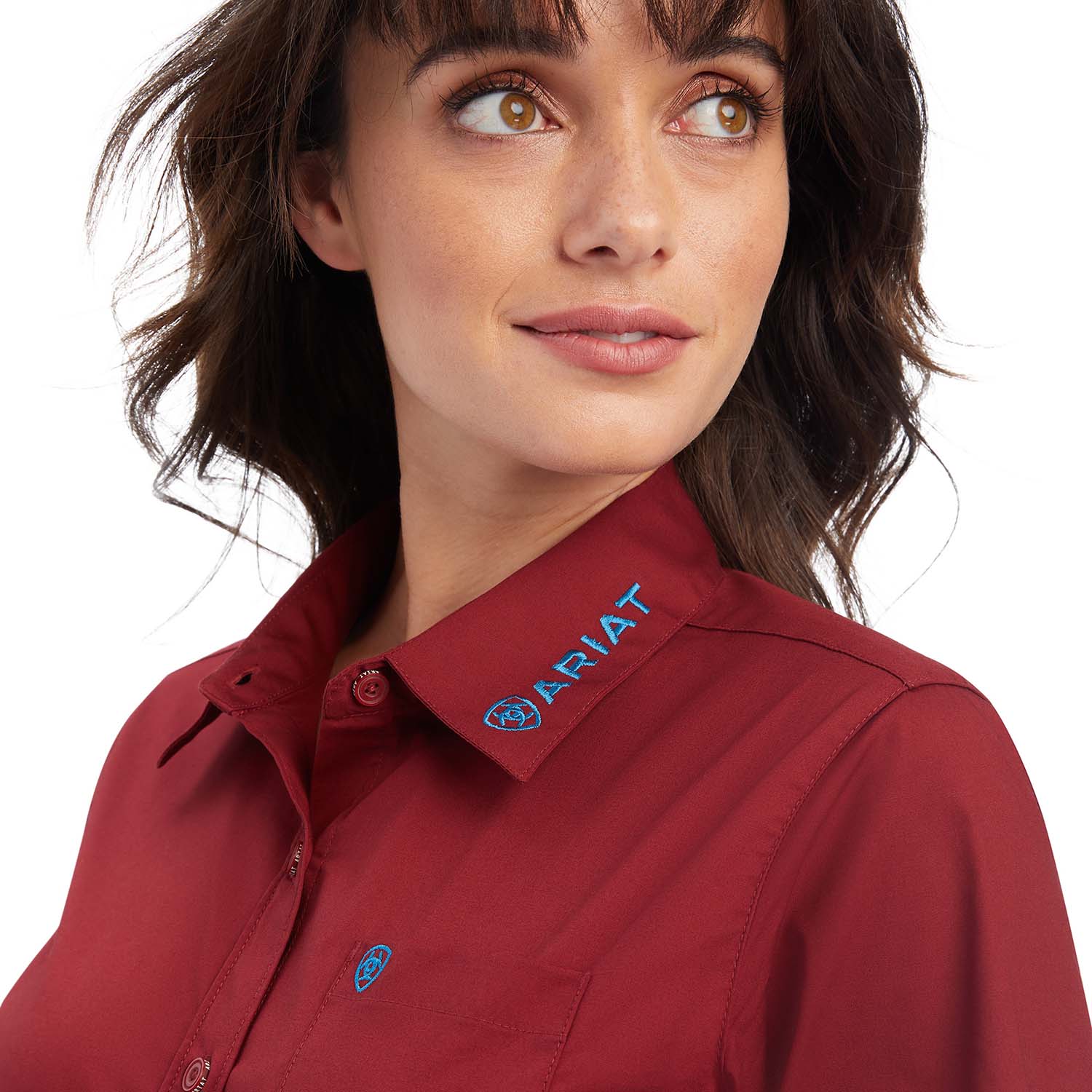 Ariat Women’s Team Kirby Wrinkle-Resistant Stretch Western Performance Shirt - Image 5