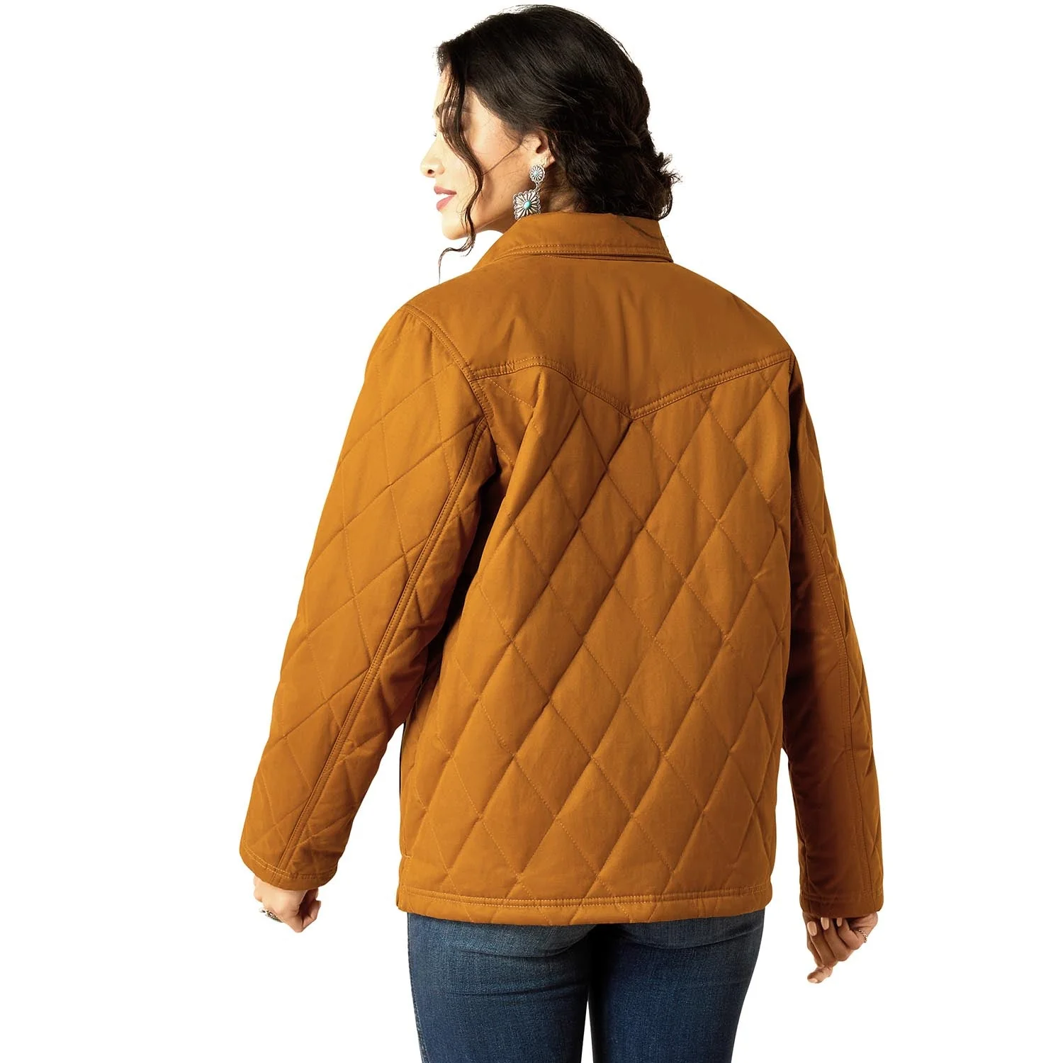 Ariat Women's Grizzly Quilted Barn Jacket - Image 3