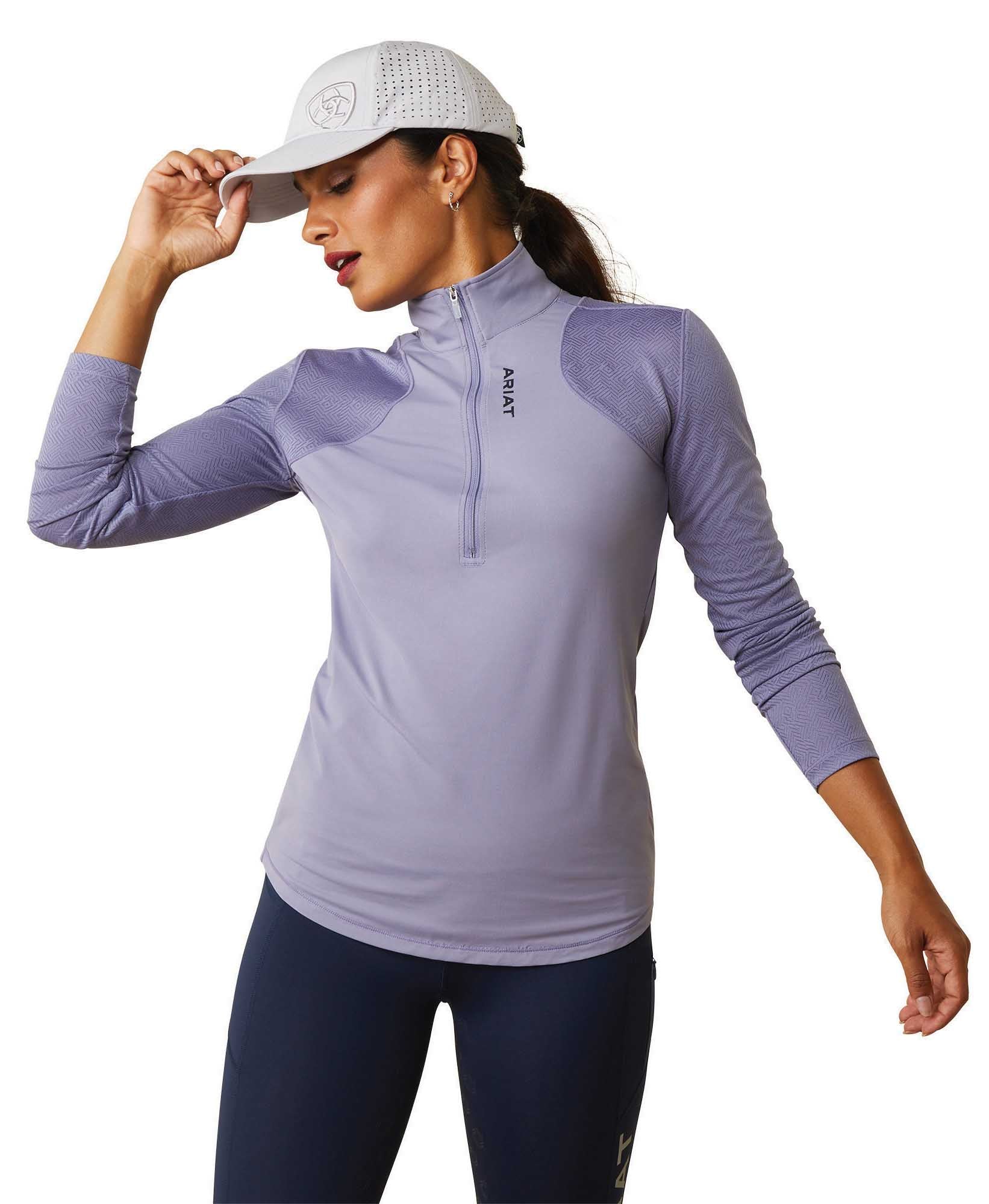 Ariat Women's Breathe 1/4 Zip Baselayer - Image 26