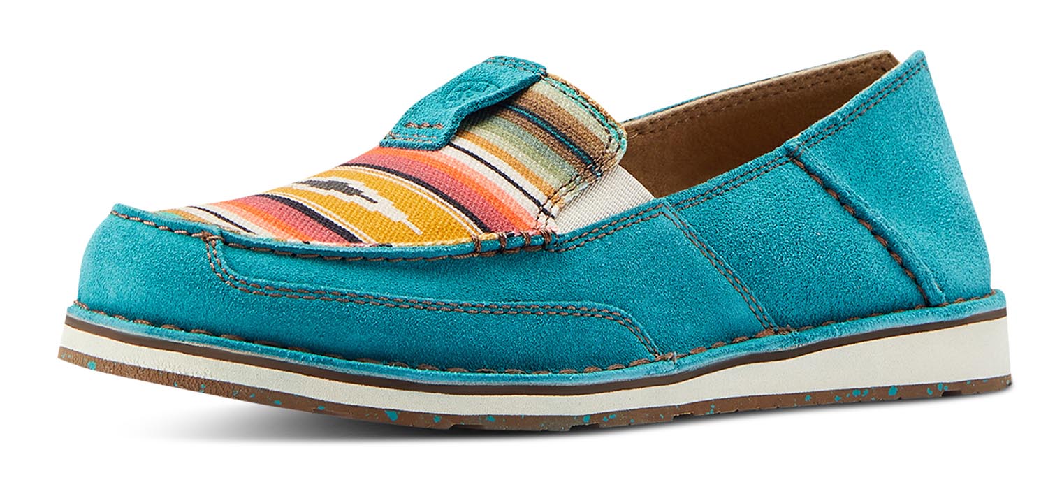 Ariat Women's Cruisers, Teal Suede - Image 3