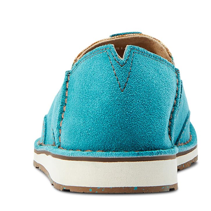 Ariat Women's Cruisers, Teal Suede - Image 4