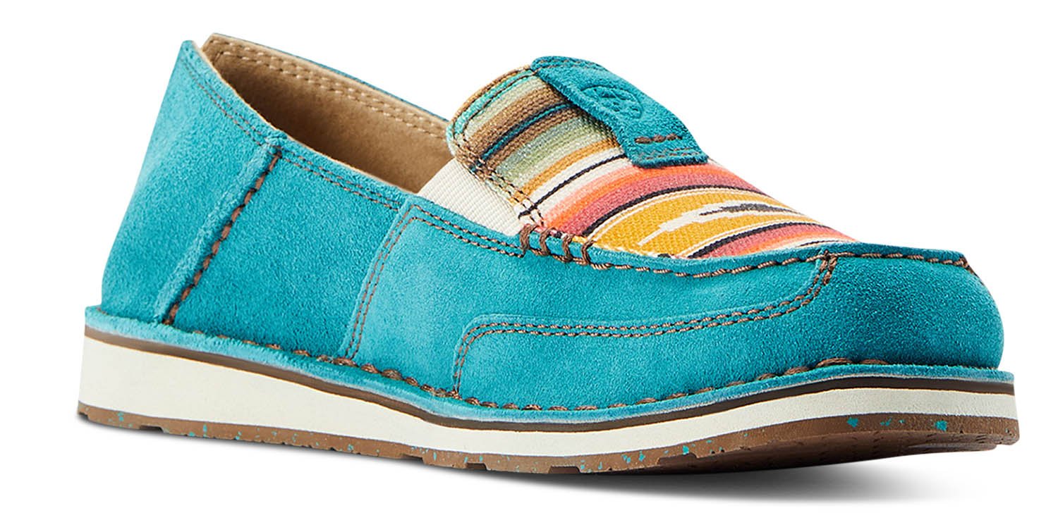 Ariat Women's Cruisers, Teal Suede - Image 5