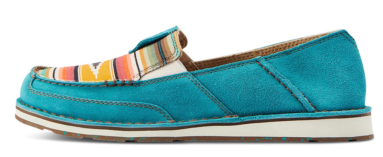 Ariat Women's Cruisers, Teal Suede - Image 9