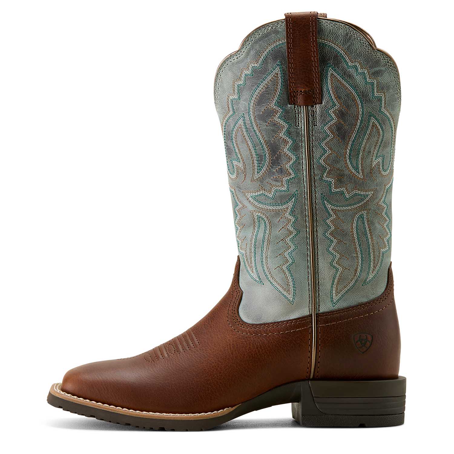 Ariat Womens Hybrid Ranchwork Wide Square Toe Leather Western Work Boot - Image 4