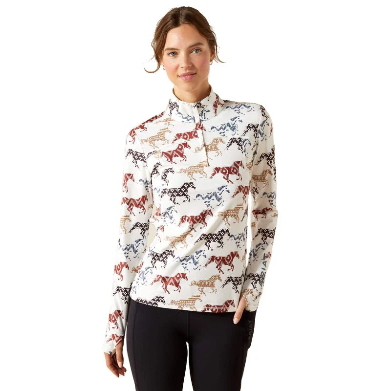 Ariat Women's Lowell 3.0 Long Sleeve 1/4 Zip Baselayer Shirt – Soft, Breathable, Performance Riding Top - Image 4
