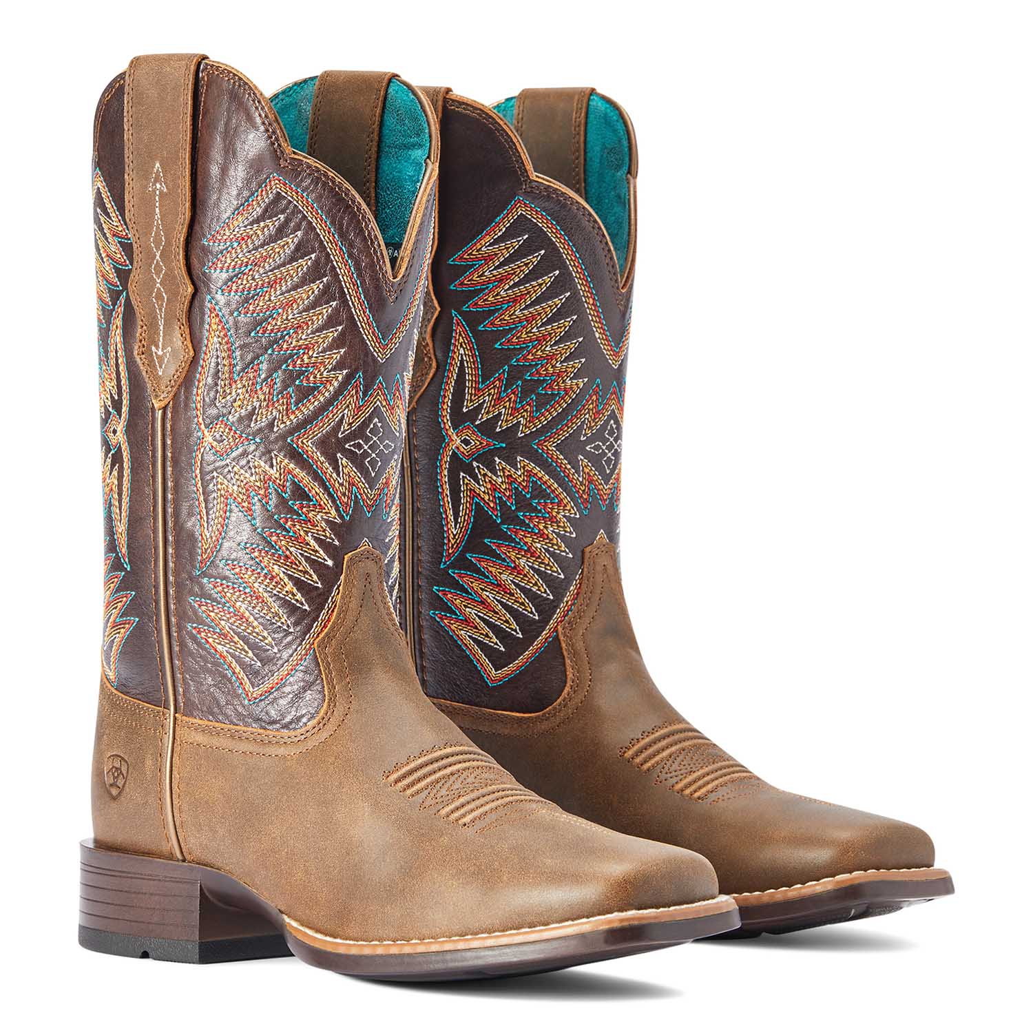 Ariat Women's Odessa StretchFit Western Boot, Fateful Brown - Image 17
