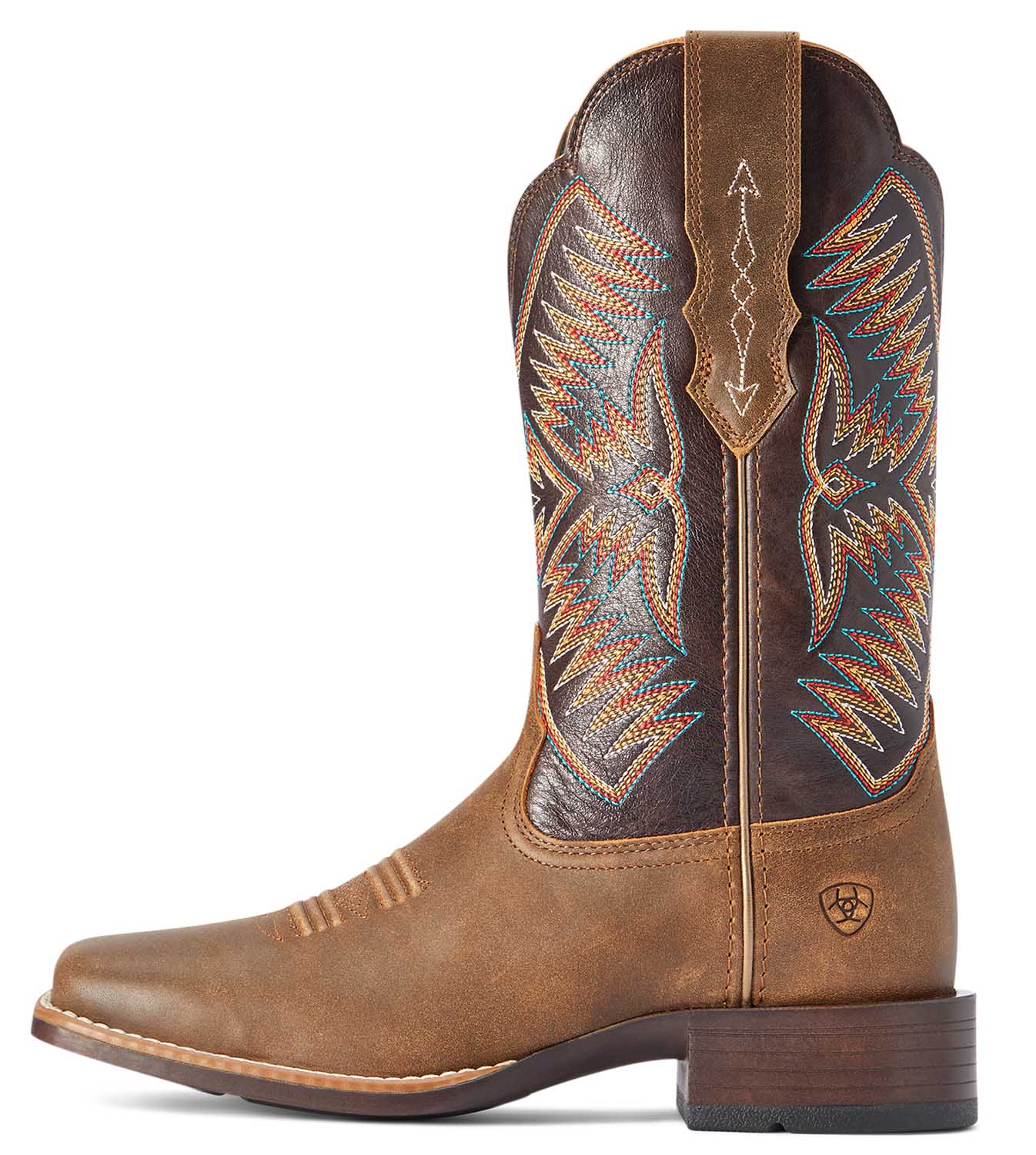 Ariat Women's Odessa StretchFit Western Boot, Fateful Brown - Image 26