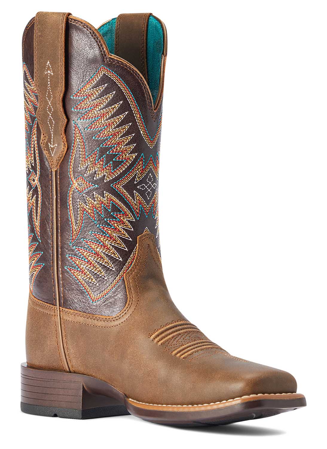Ariat Women's Odessa StretchFit Western Boot, Fateful Brown - Image 5