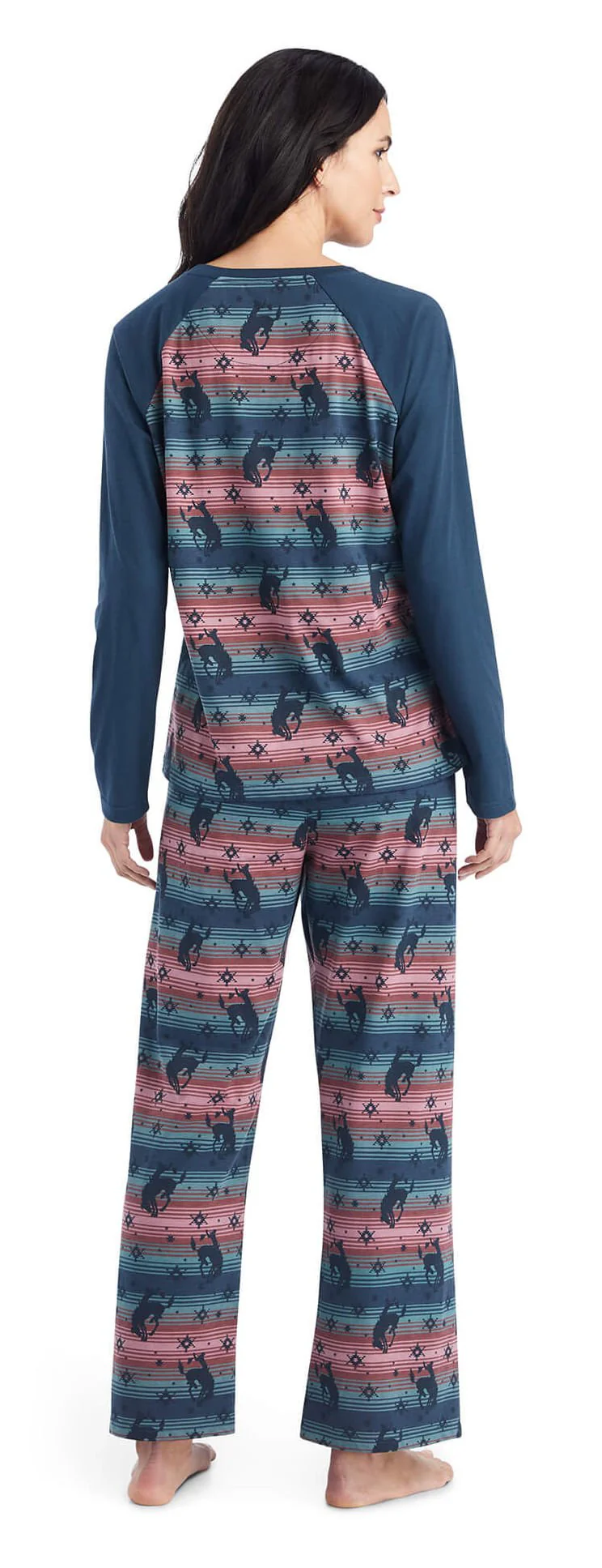 Ariat Women's Pajama Set, Bucking Serape - Image 2
