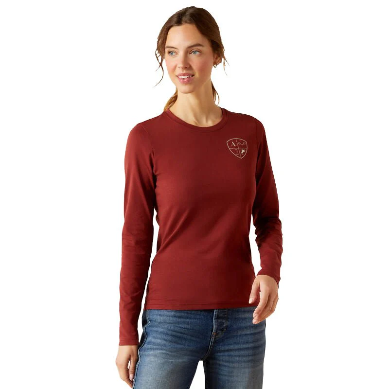 Ariat Women's EQ Icons Long Sleeve Tee – Soft, Comfortable, Stylish Barn Wear - Image 2