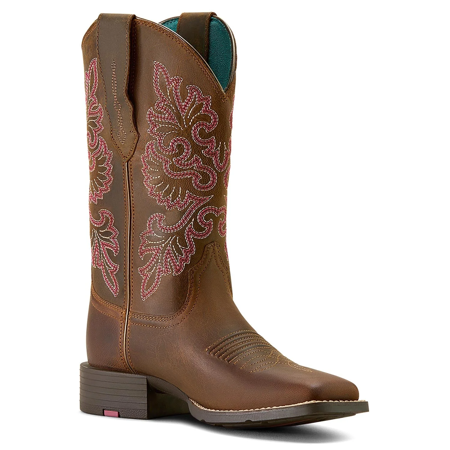 Ariat Women's Round Up Wide Square Toe StretchFit Boots - Image 4
