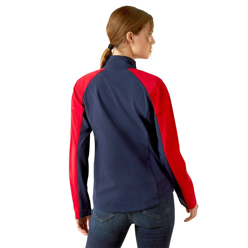 Ariat Womens Team EQ Softshell Riding Jacket – Fleece Lined, Wind & Water Resistant - Image 2