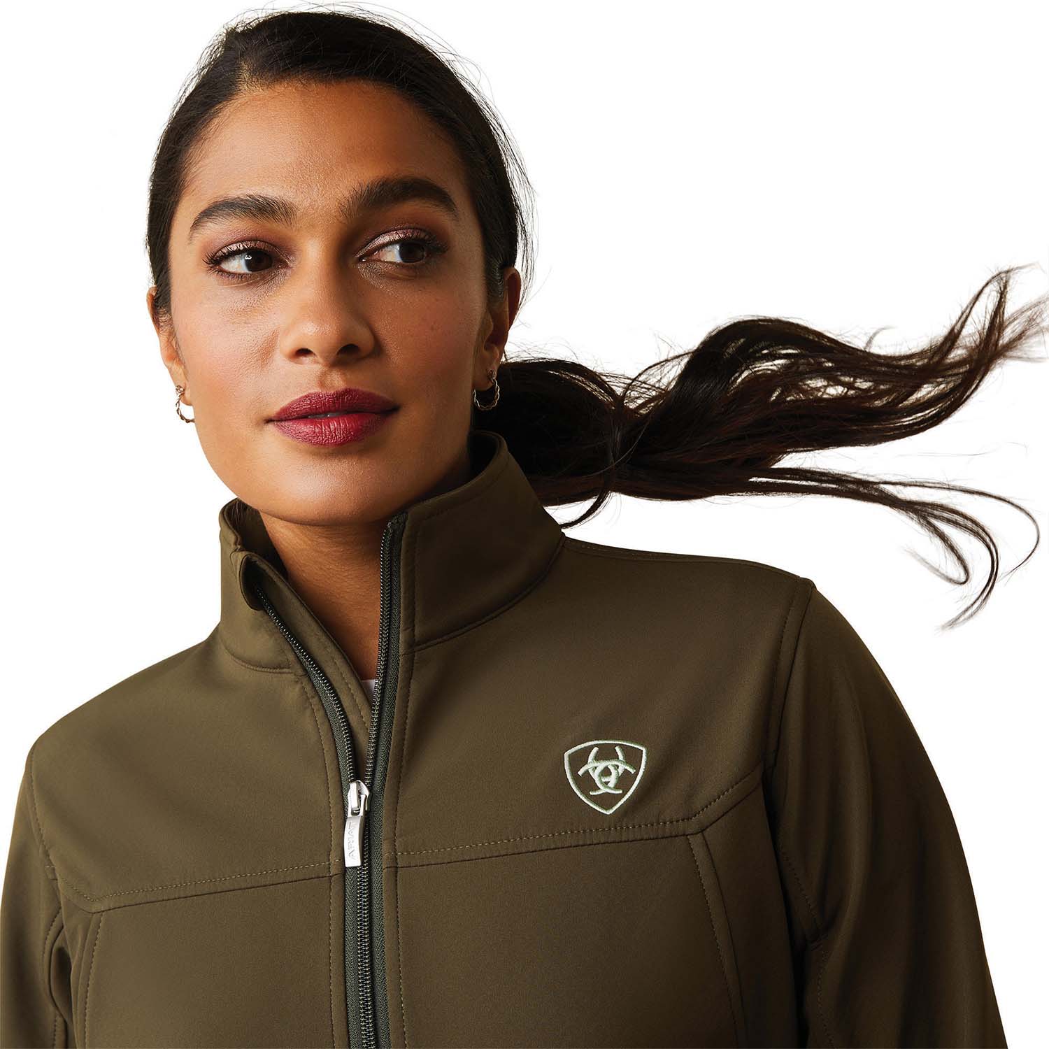 Ariat Women's Team Softshell Jacket, Relic - Image 9