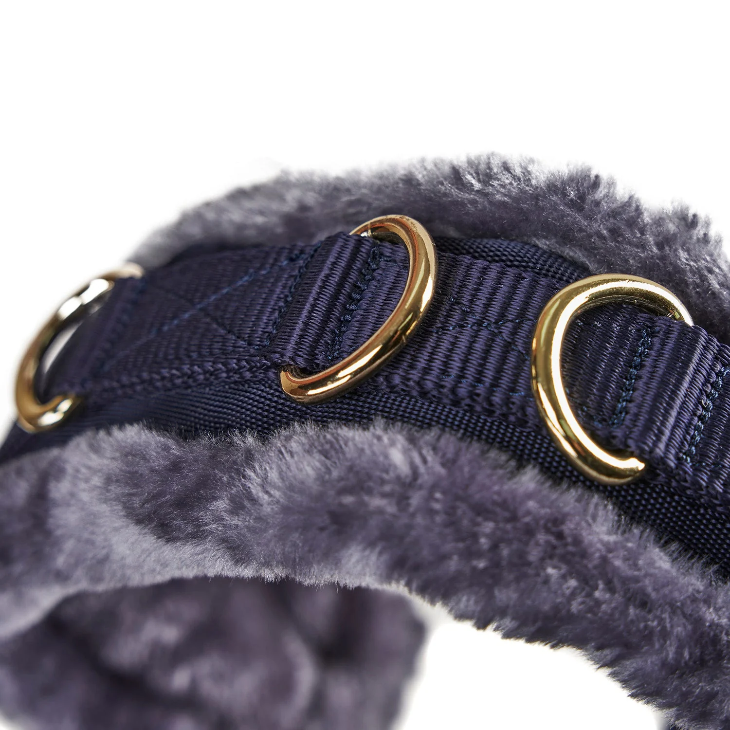 Arma Fleece Lined Lunge Cavesson – Adjustable Nylon Training Cavesson for Horses - Image 8