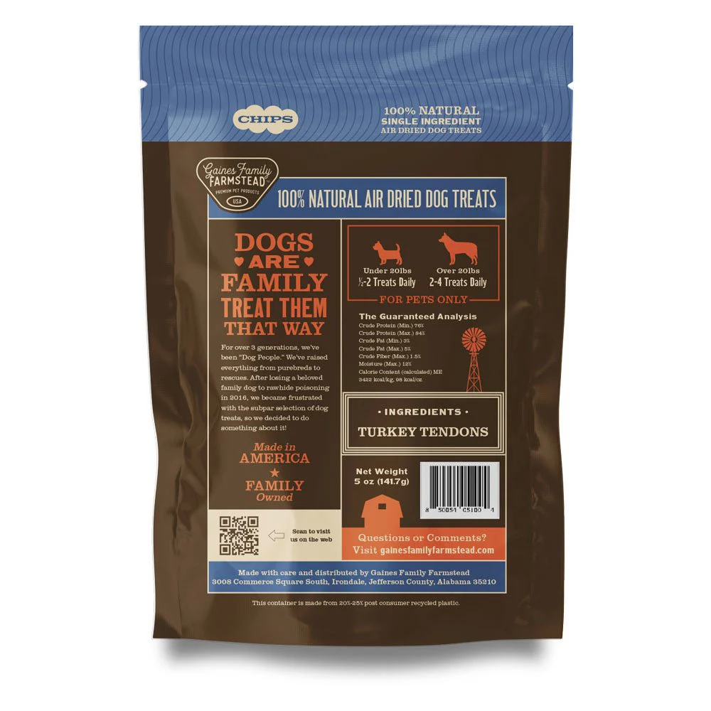 Air-Dried All Natural Single Ingredient Dog Treats – Beef, Chicken, Elk, Sweet Potato & Turkey Tendon, Grain-Free, High Protein, Made in USA - Image 17
