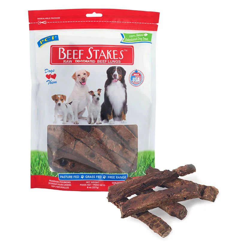 Beef Stakes for Dogs – Single Ingredient Air-Dried Beef Lung Treats - Image 2