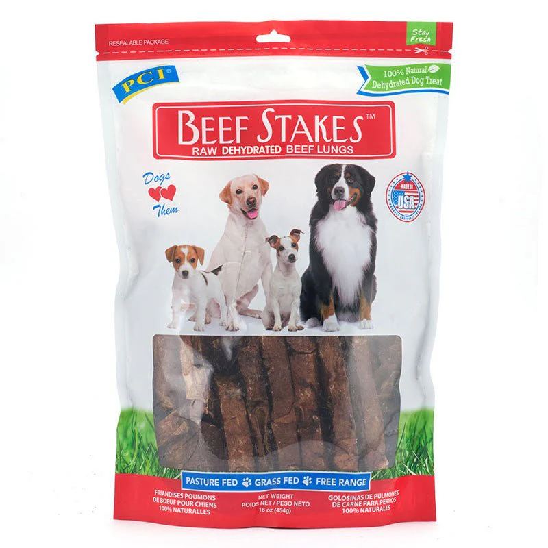 Beef Stakes for Dogs – Single Ingredient Air-Dried Beef Lung Treats - Image 5