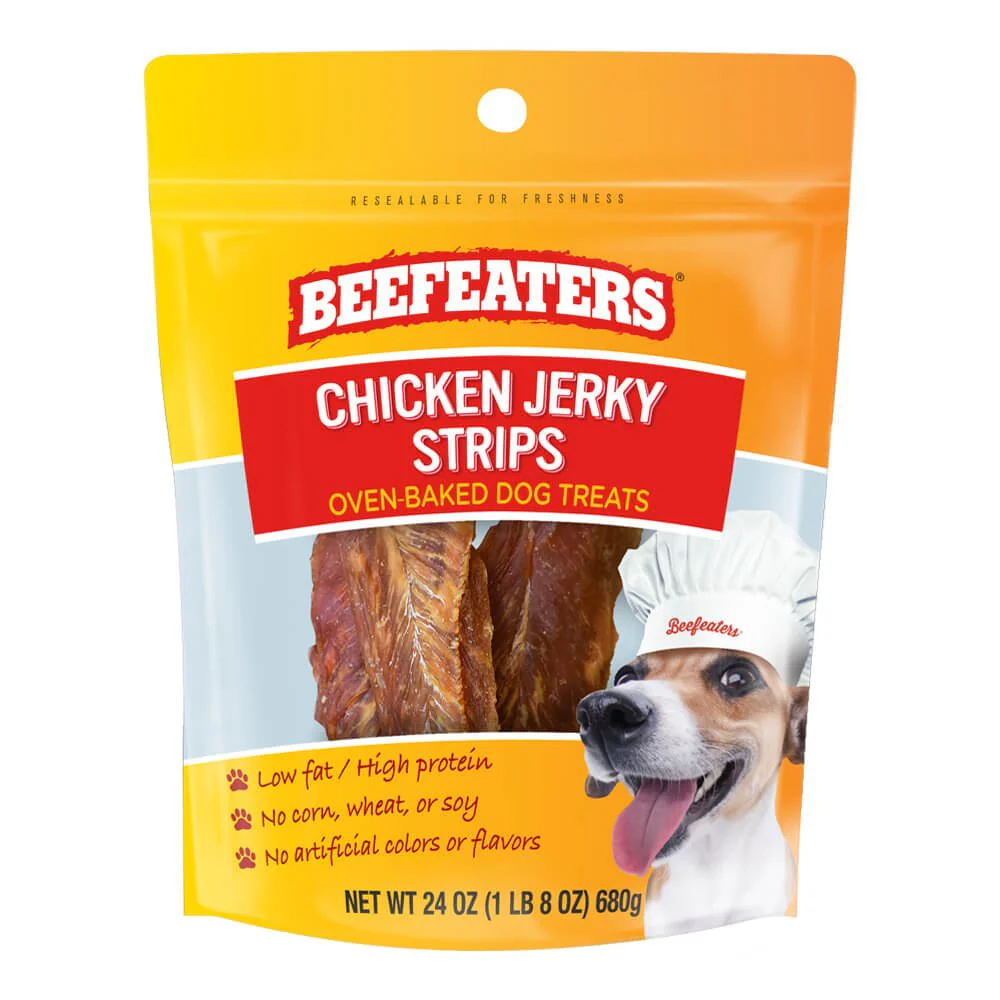 Beefeaters Chicken Jerky Strips Oven-Baked Dog Treats - Image 9