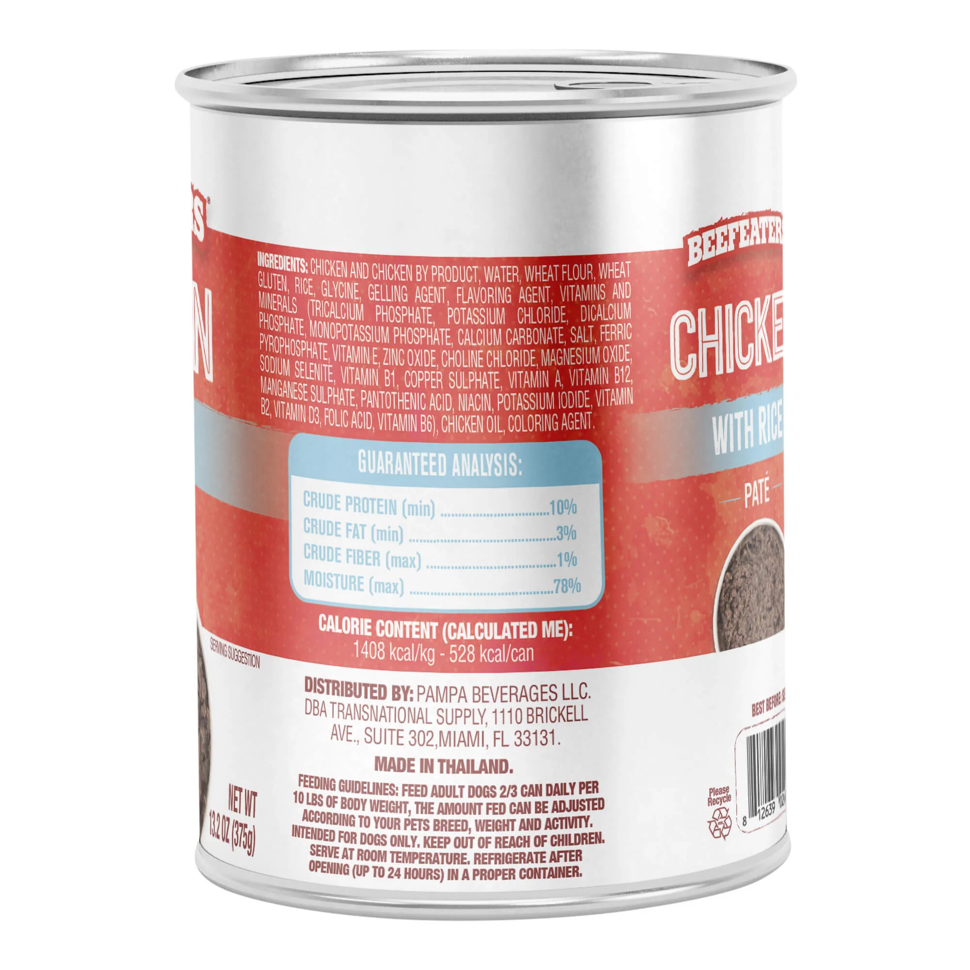 Beefeaters Chicken with Rice Pate Dog Food, 13.2 oz, Case of 12 - Image 2