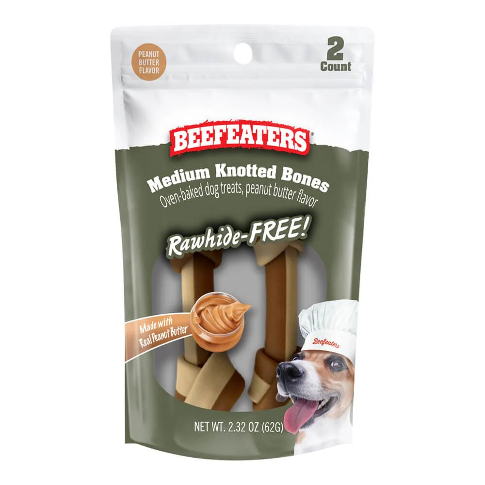 Beefeaters Rawhide Free Knotted Dog Bone - Image 6