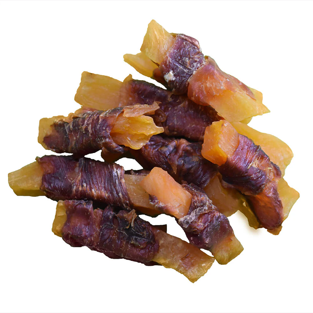 Beefeaters Sweet Potato Wrapped with Chicken | No Corn, Wheat, Soy, Gluten, Low Fat | Chewy Whole Muscle Jerky | Dog Training Treats Reward or Snack - Image 7