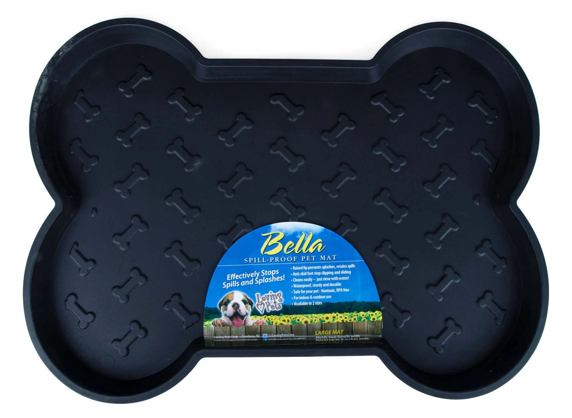 Bella Spill-Proof Dog Bowl Mat - Image 2