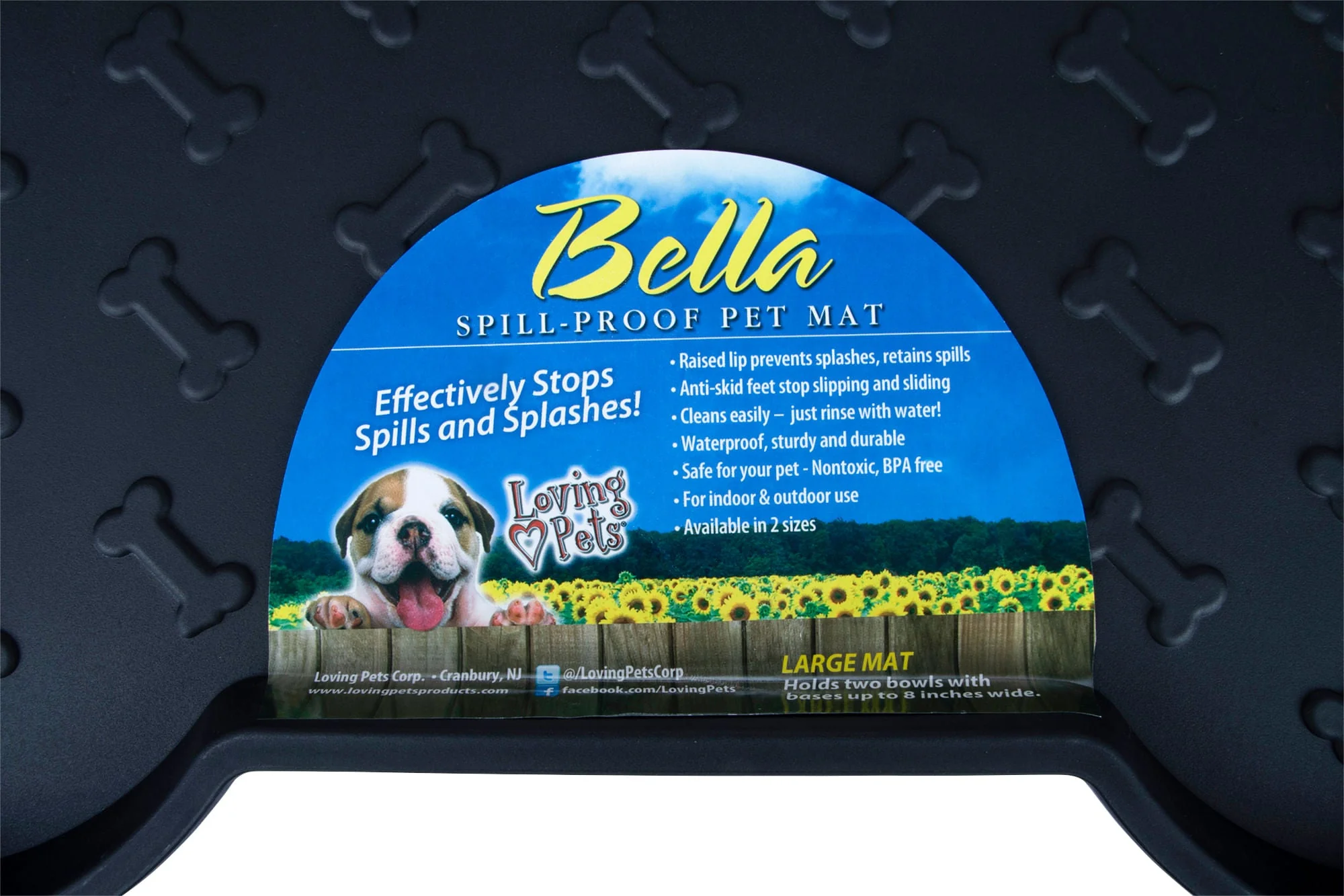 Bella Spill-Proof Dog Bowl Mat - Image 3