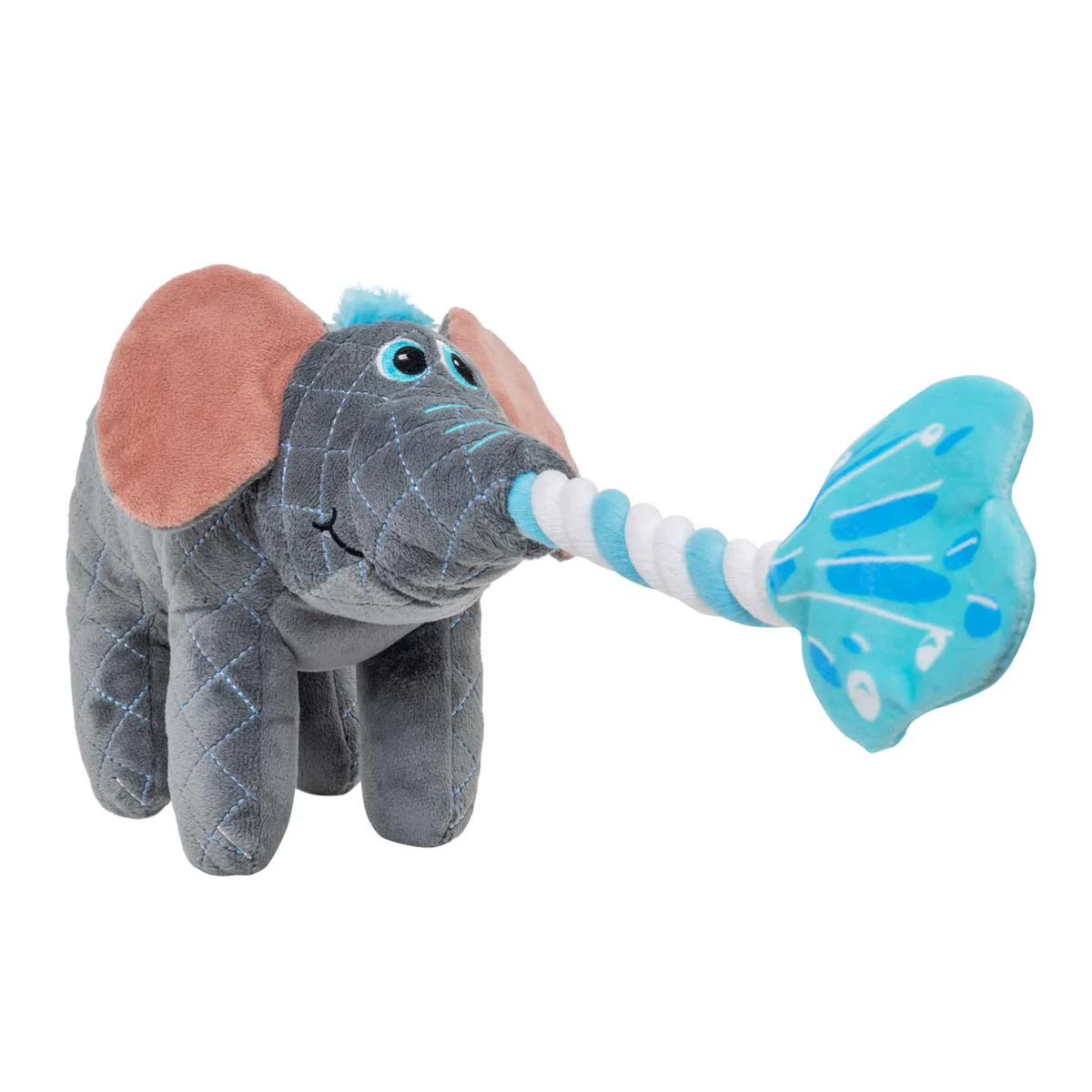 KONG Bendeez™ Plush Dog Toy with Flexible Rope Core & Squeaker - Image 10