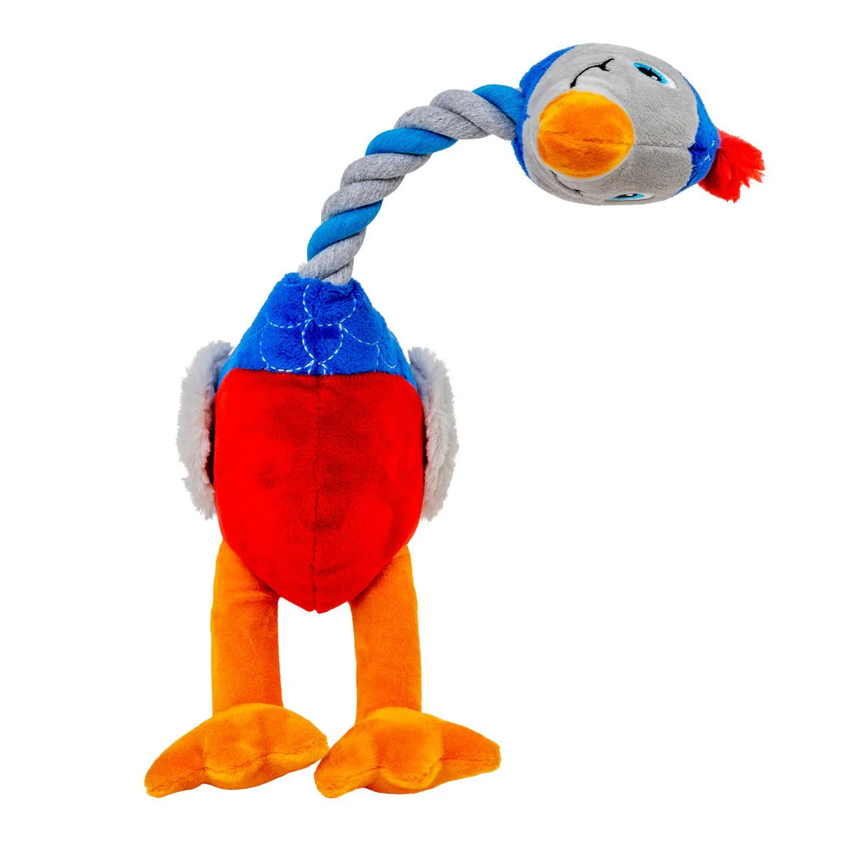 KONG Bendeez™ Plush Dog Toy with Flexible Rope Core & Squeaker - Image 15