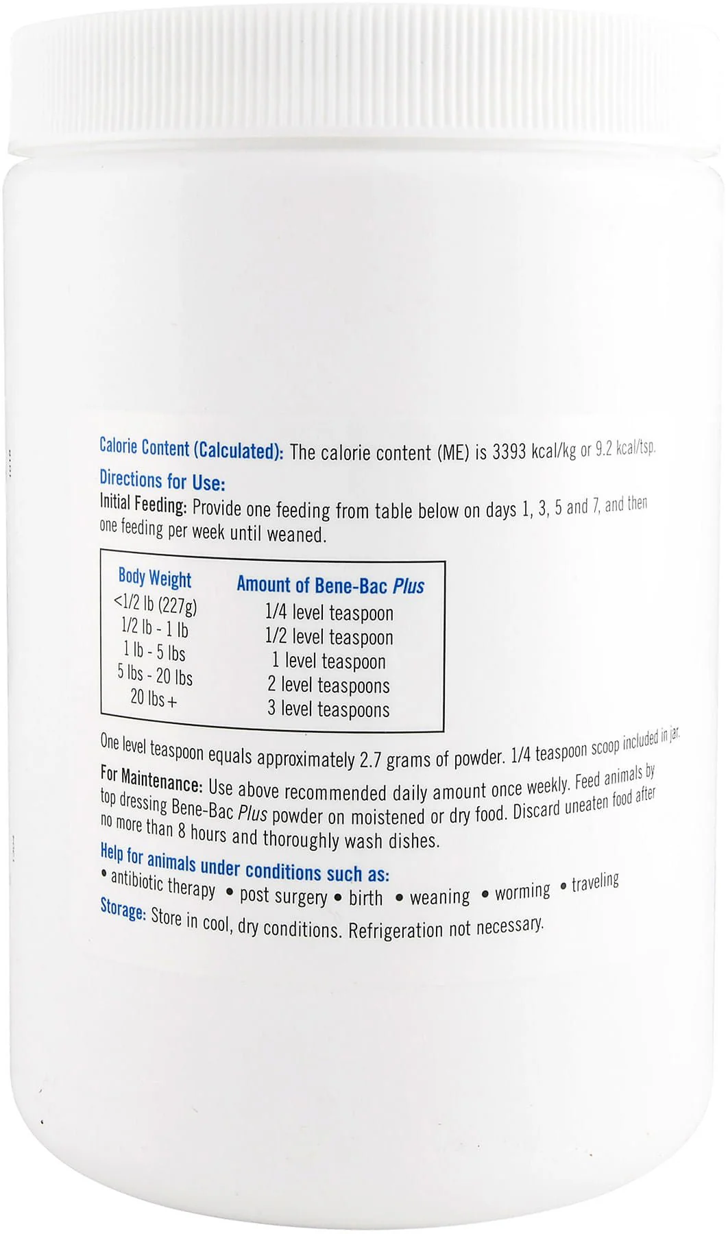 PetAg Bene-Bac Plus - FOS & Probiotics for Pets - Image 8