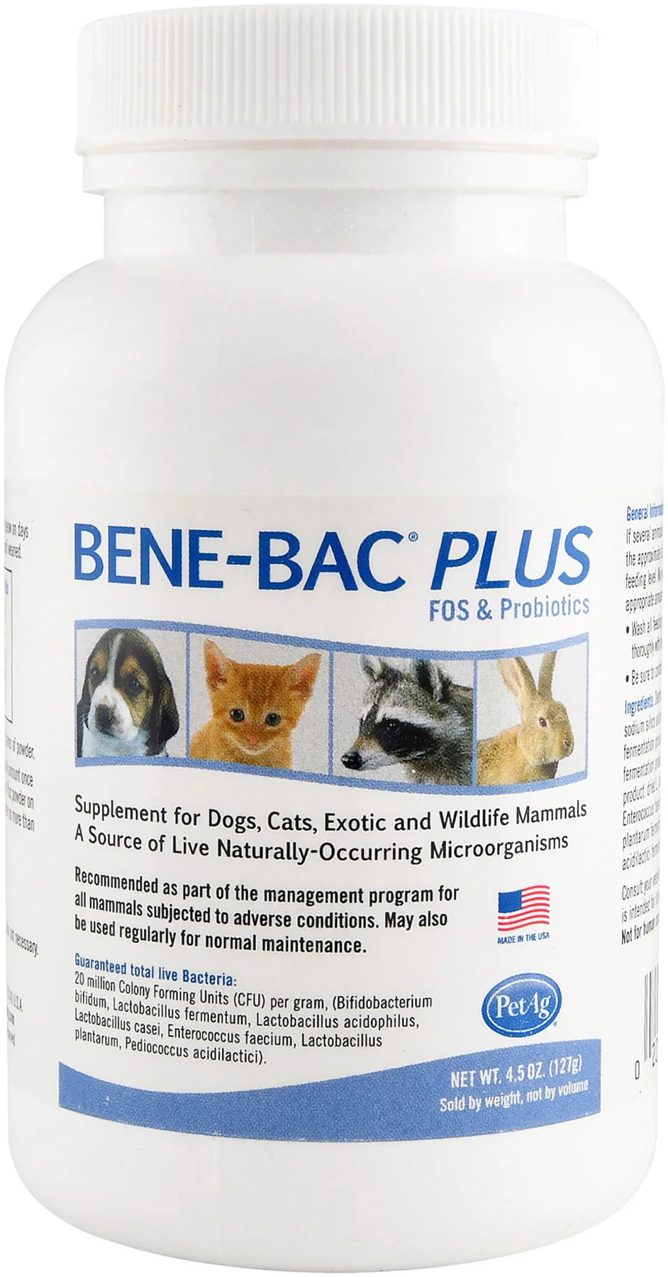 PetAg Bene-Bac Plus - FOS & Probiotics for Pets - Image 9