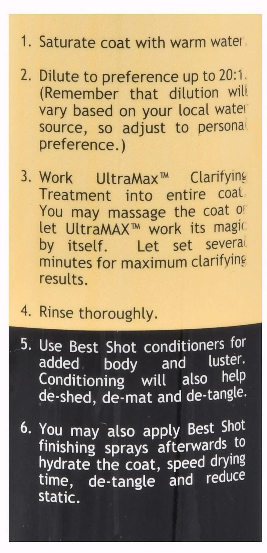 Best Shot UltraMAX Pro Clarifying Shampoo - Image 3