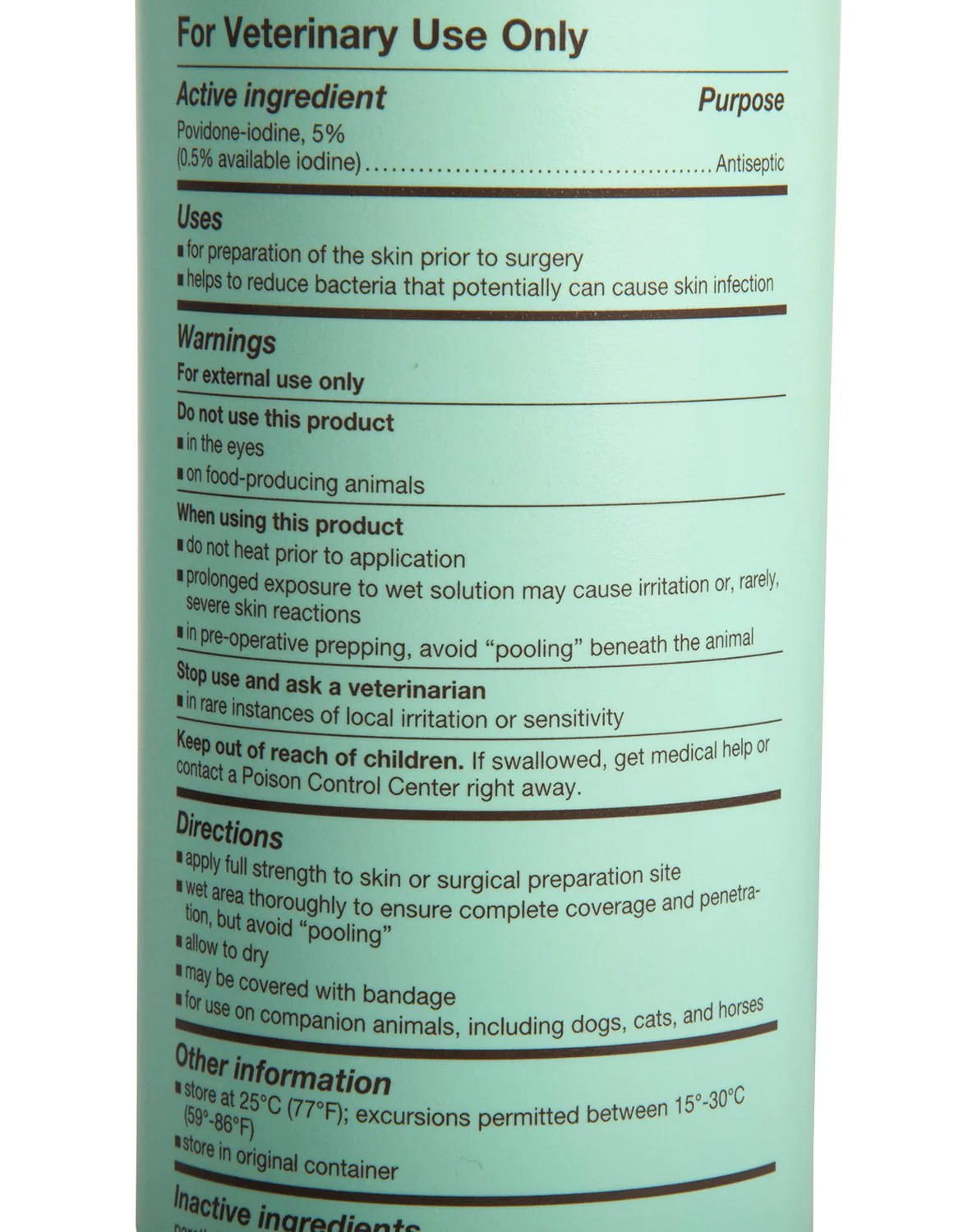 Betadine Antiseptic Solution (Povidone Iodine) Topical Wound Disinfectant for Dogs, Cats & Horses - Image 3
