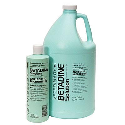 Betadine Antiseptic Solution (Povidone Iodine) Topical Wound Disinfectant for Dogs, Cats & Horses - Image 4