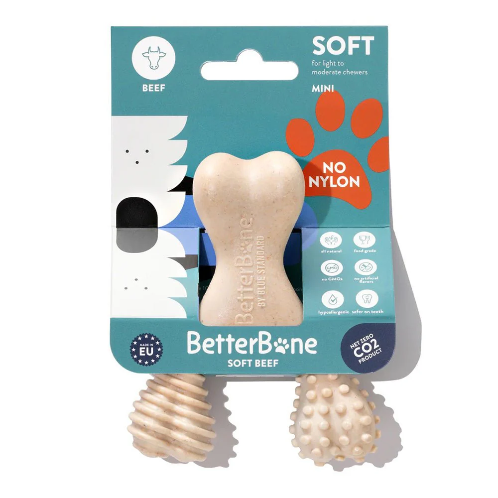 BetterBone Soft Density Natural Chew Toy – Beef Flavor for Dogs, Safe & Non-Toxic - Image 6