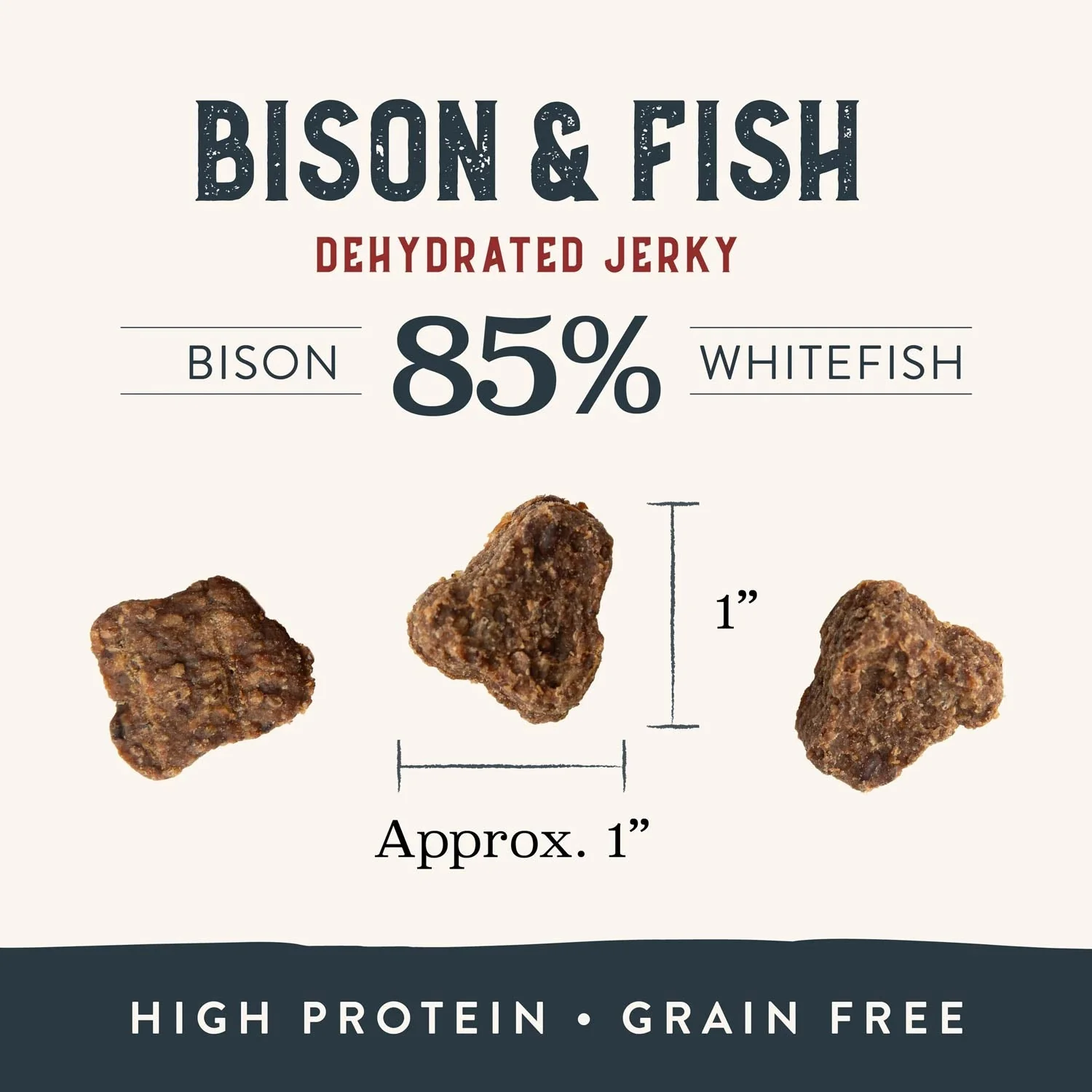 Health Extension Grain-Free Bison & Fish Jerky for Dogs - Image 3