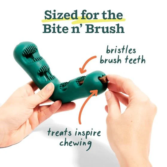 Bite n’ Brush Dog Dental Chew Toy & Treat Refills– Self-Cleaning, Teeth & Gum Care, Plaque & Tartar Remover - Image 10
