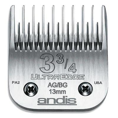 Andis UltraEdge Skip Tooth Blade Size 3-3/4 – 1/2" Cut, Detachable Clipper Blade