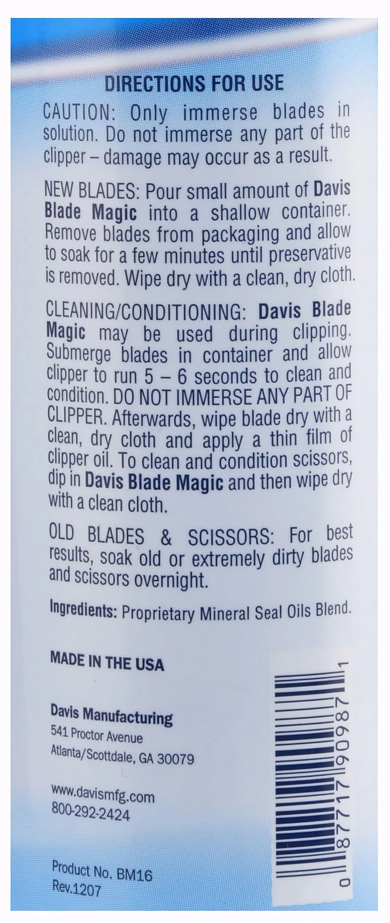 Blade Magic Grooming Clipper & Blade Lubricating Wash - Image 2