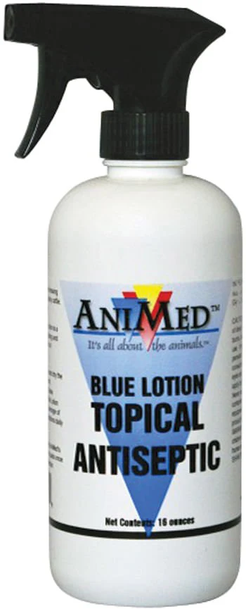 Animed Blue Lotion Topical Antiseptic Wound Dressing Spray