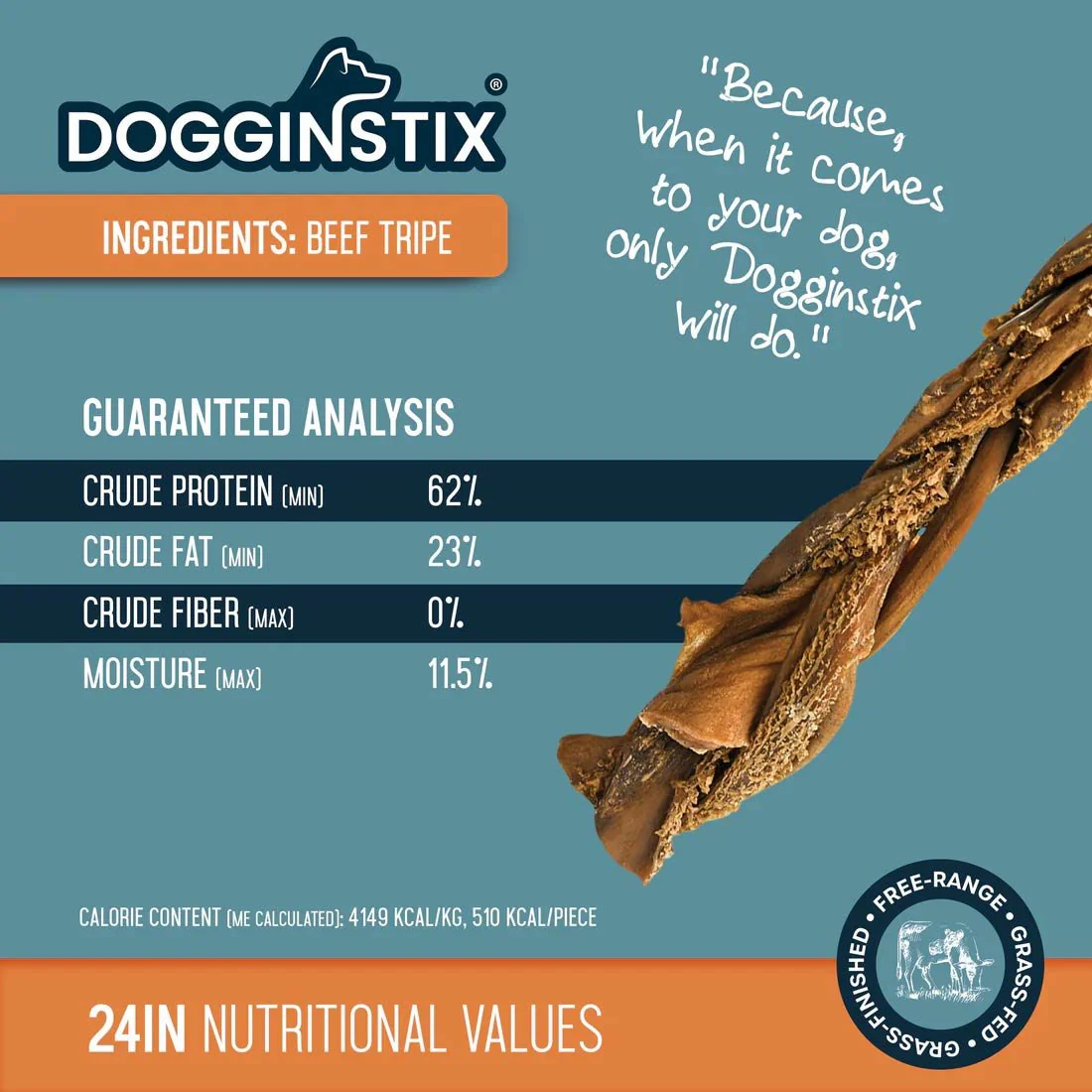 Dogginstix Braided Beef Tripe Natural Dog Chew – Digestible, Nutrient Rich, Omega 3 - Image 11