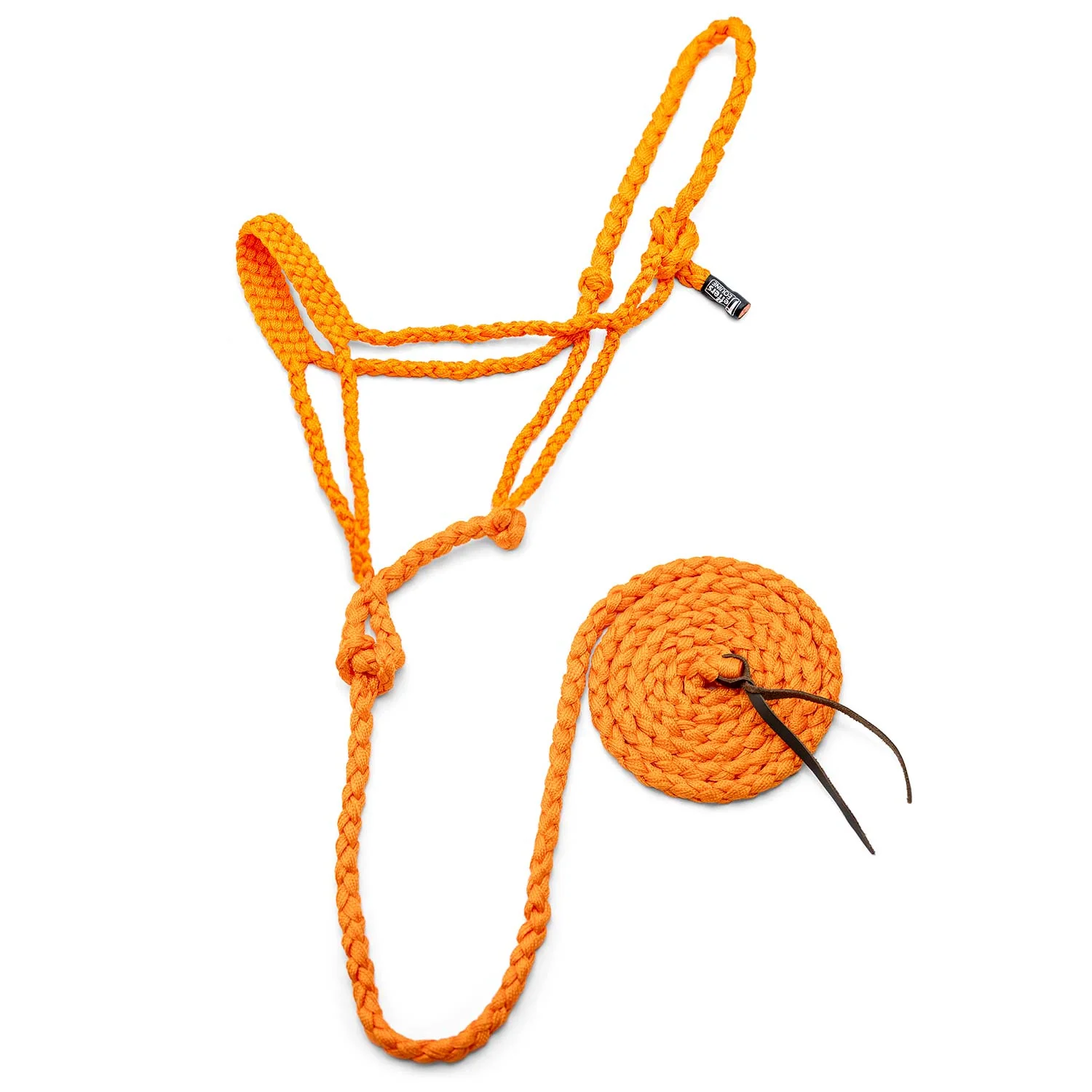 Jeffers Braided Mule Tape Halter with 10' Lead for Horses - Image 4