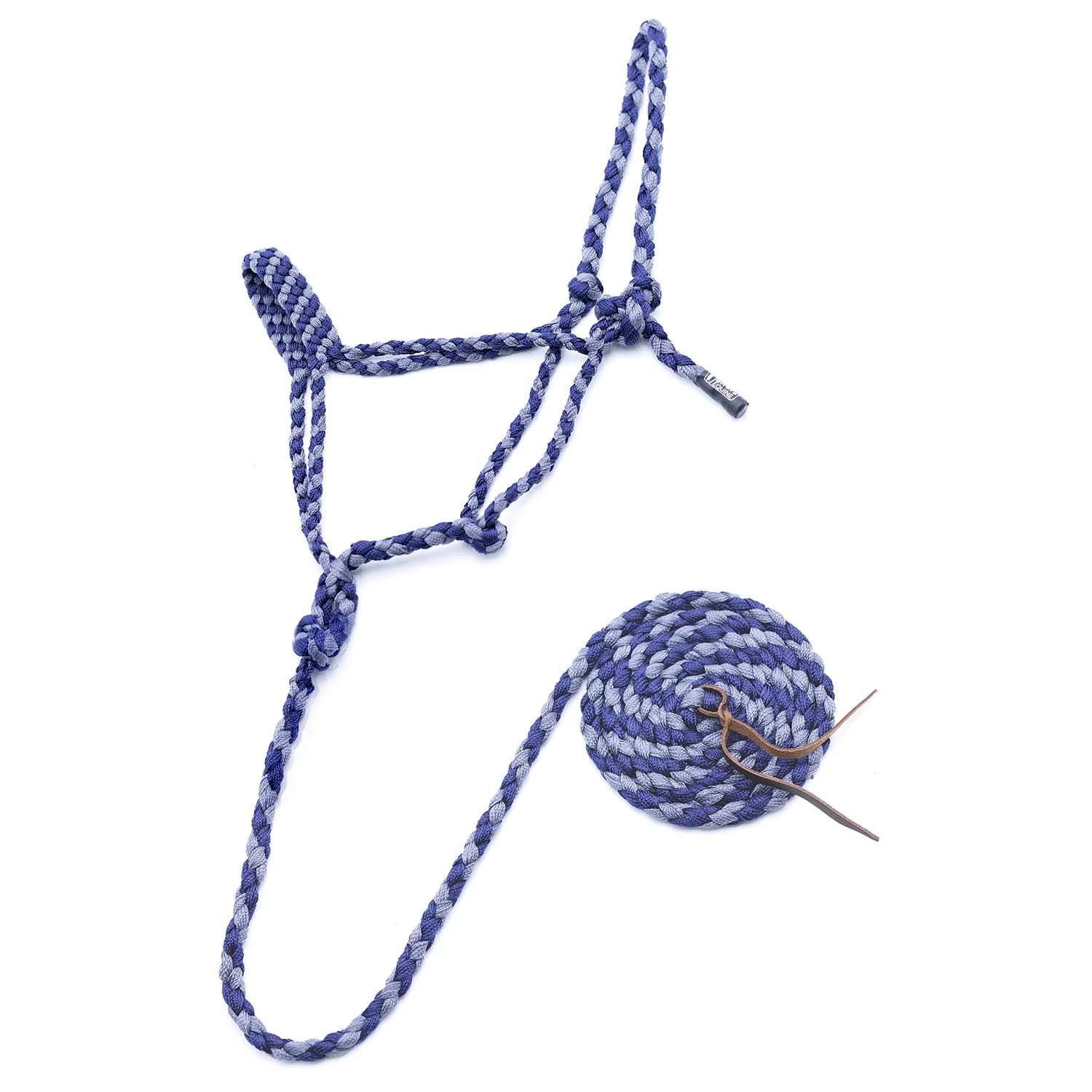 Jeffers Braided Mule Tape Halter with 10' Lead for Horses - Image 51