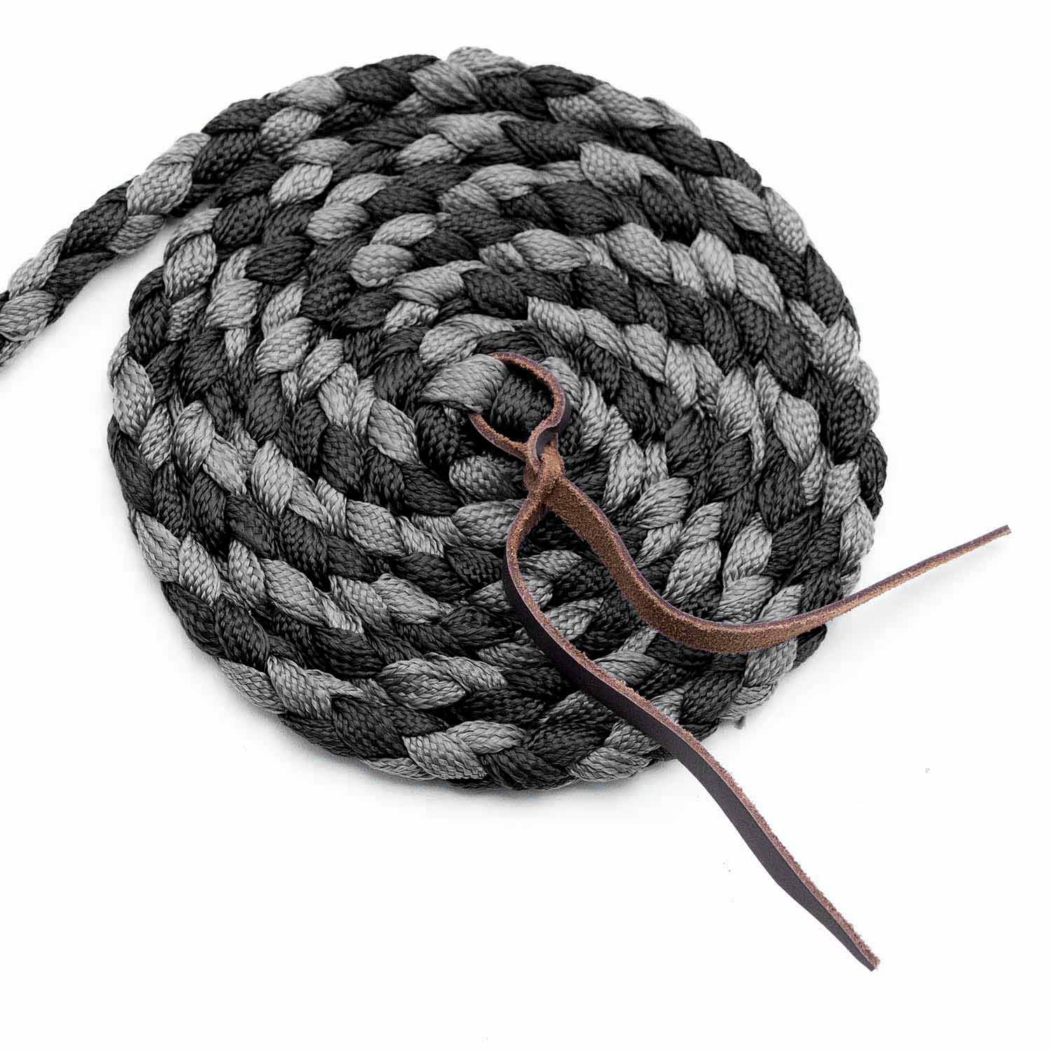Jeffers Braided Mule Tape Halter with 10' Lead for Horses - Image 56