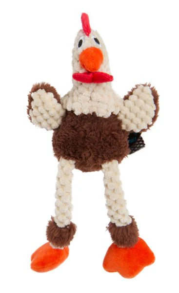 Brown Skinny Rooster Dog Toy - Image 2