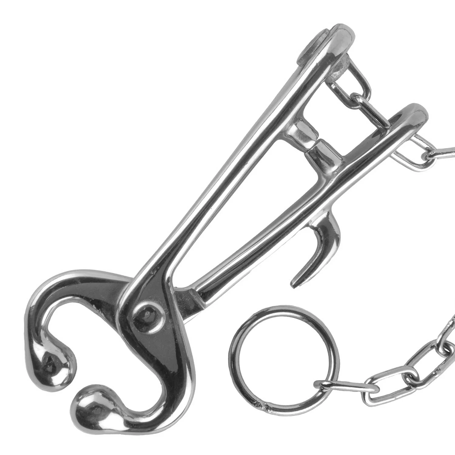 Jeffers Bull Nose Lead (Cow Nose Pliers) with Chain - Image 4
